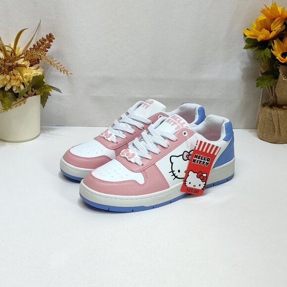 Hello Kitty Casual Court Sneaker By Sanrio Women Size US 11 Fit True To Size NWT - Picture 2 of 9